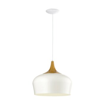 Eglo OBREGON Hanglamp Hout licht, Roze, 1-licht