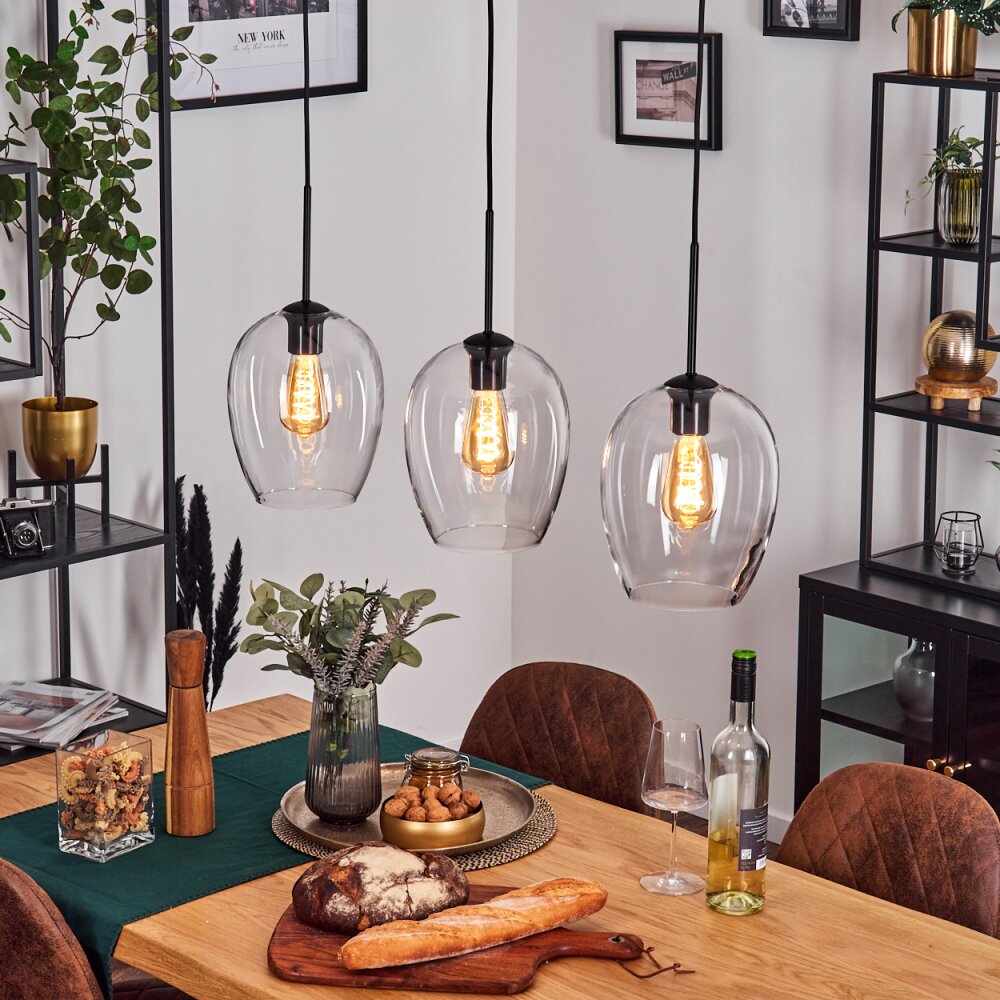 Vevino Hanglamp Duidelijk, 3-lichts main product photo