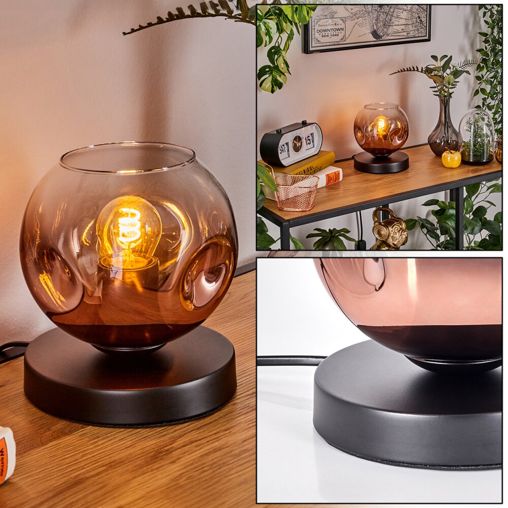 Ripoll Tafellamp Zwart, 1-licht main product photo