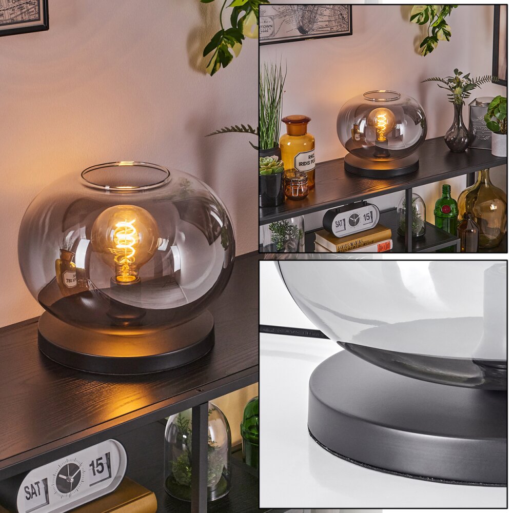 Apedo Tafellamp Zwart, 1-licht main product photo