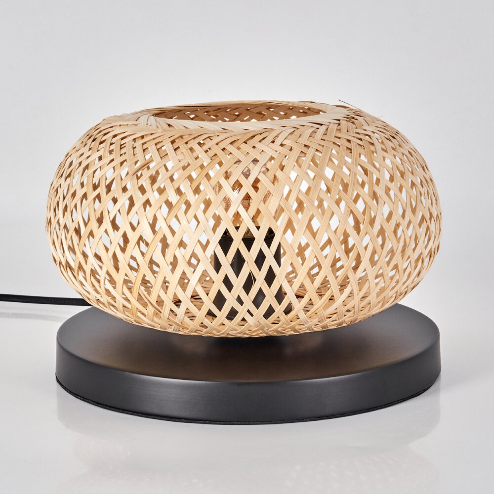 Bauro Tafellamp 25 cm Zwart, 1-licht