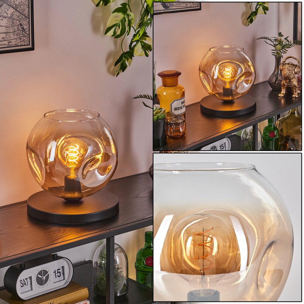 Ripoll Tafellamp Zwart, 1-licht main product photo