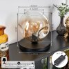 Ripoll Tafellamp Zwart, 1-licht