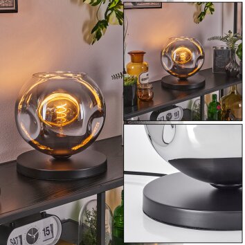 Ripoll Tafellamp Zwart, 1-licht Ripoll Tafellamp Zwart, 1-licht