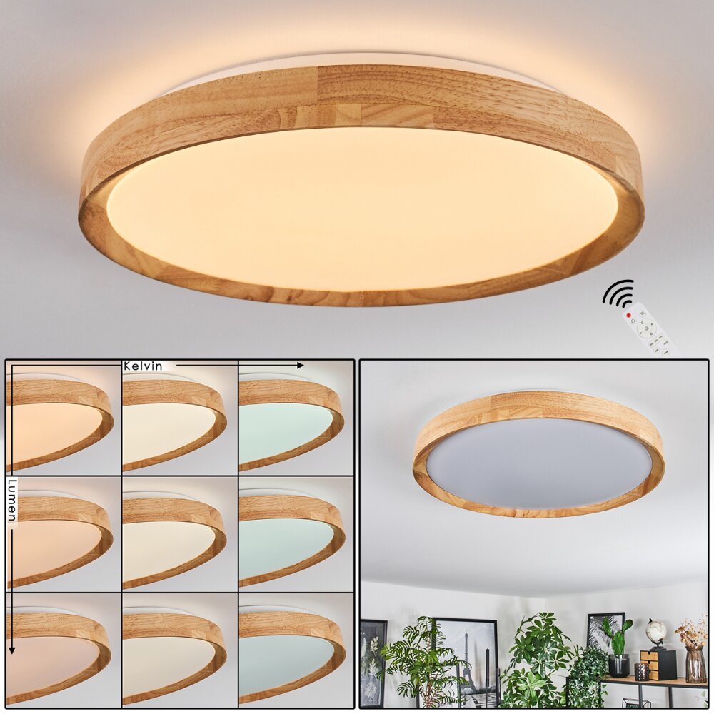 Sofo Plafondlamp LED Wit, 1-licht, Afstandsbediening main product photo