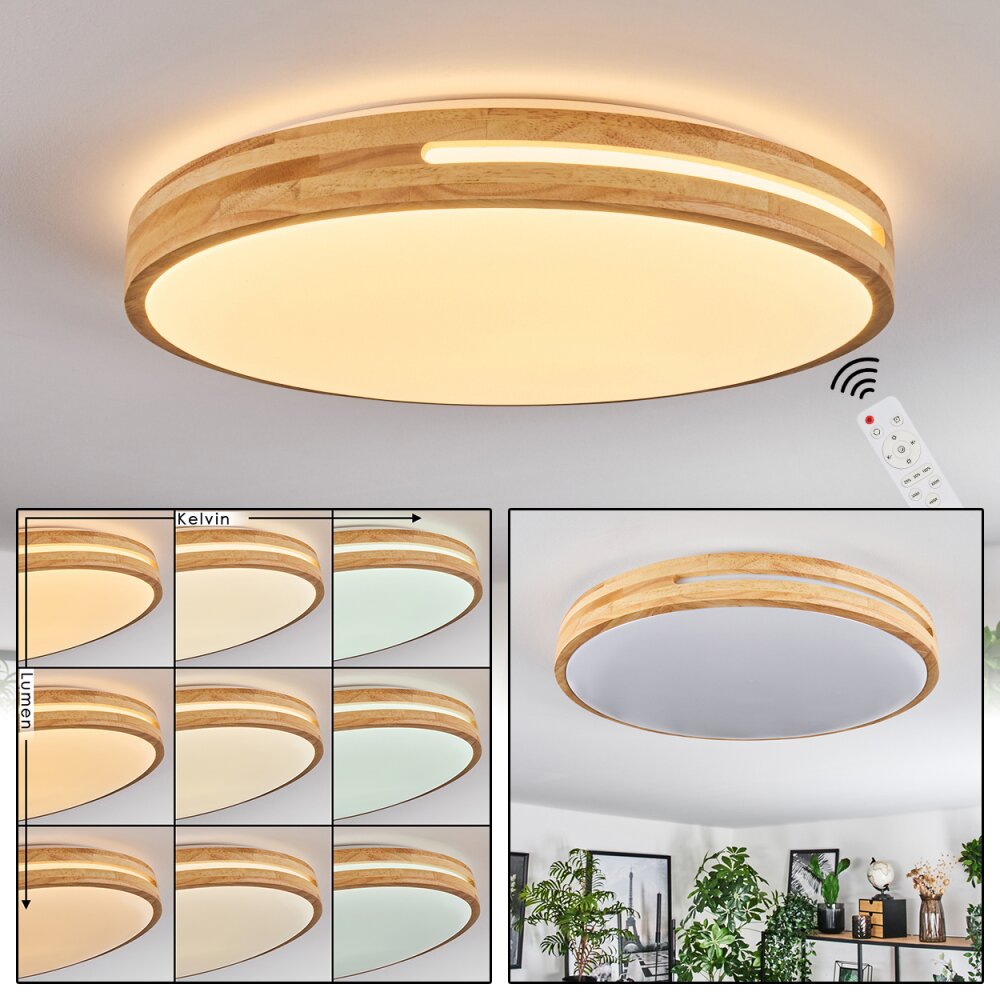 Sofo Plafondlamp LED Wit, 1-licht, Afstandsbediening main product photo