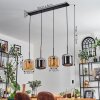 Lauden Hanglamp Zwart, 4-lichts