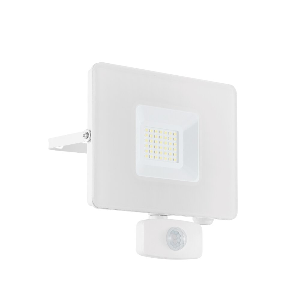 Eglo FAEDO Buiten muurverlichting LED Wit, 1-licht, Bewegingsmelder main product photo