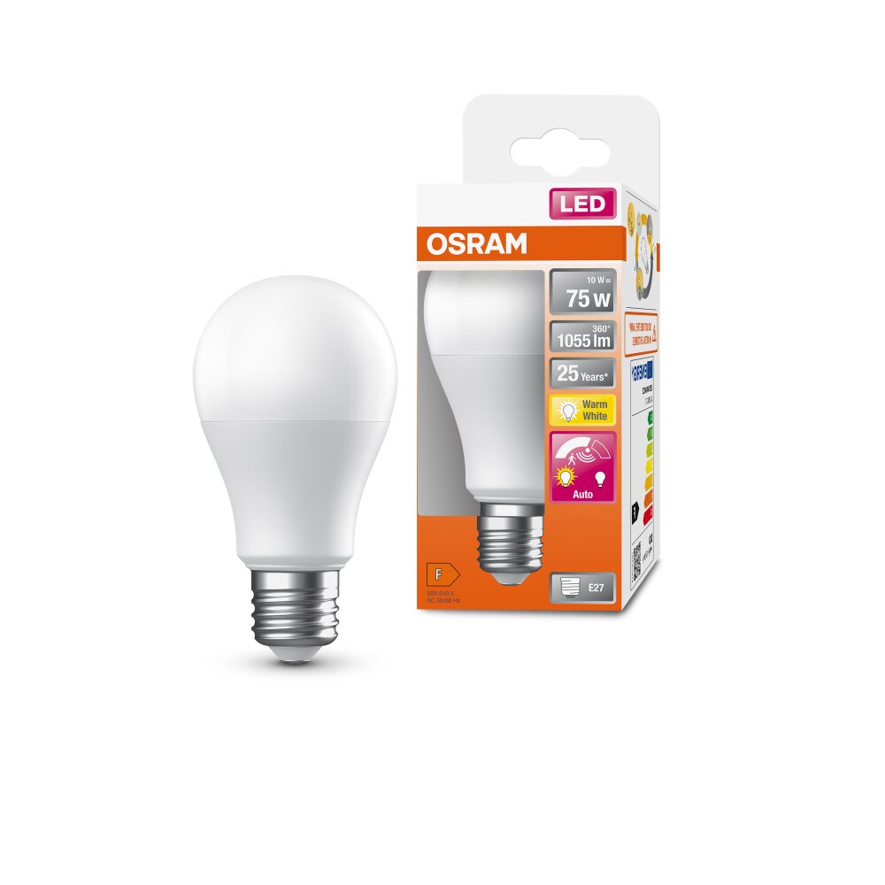 Osram E27 LED 10 Watt warm wit 1055 Lumen main product photo