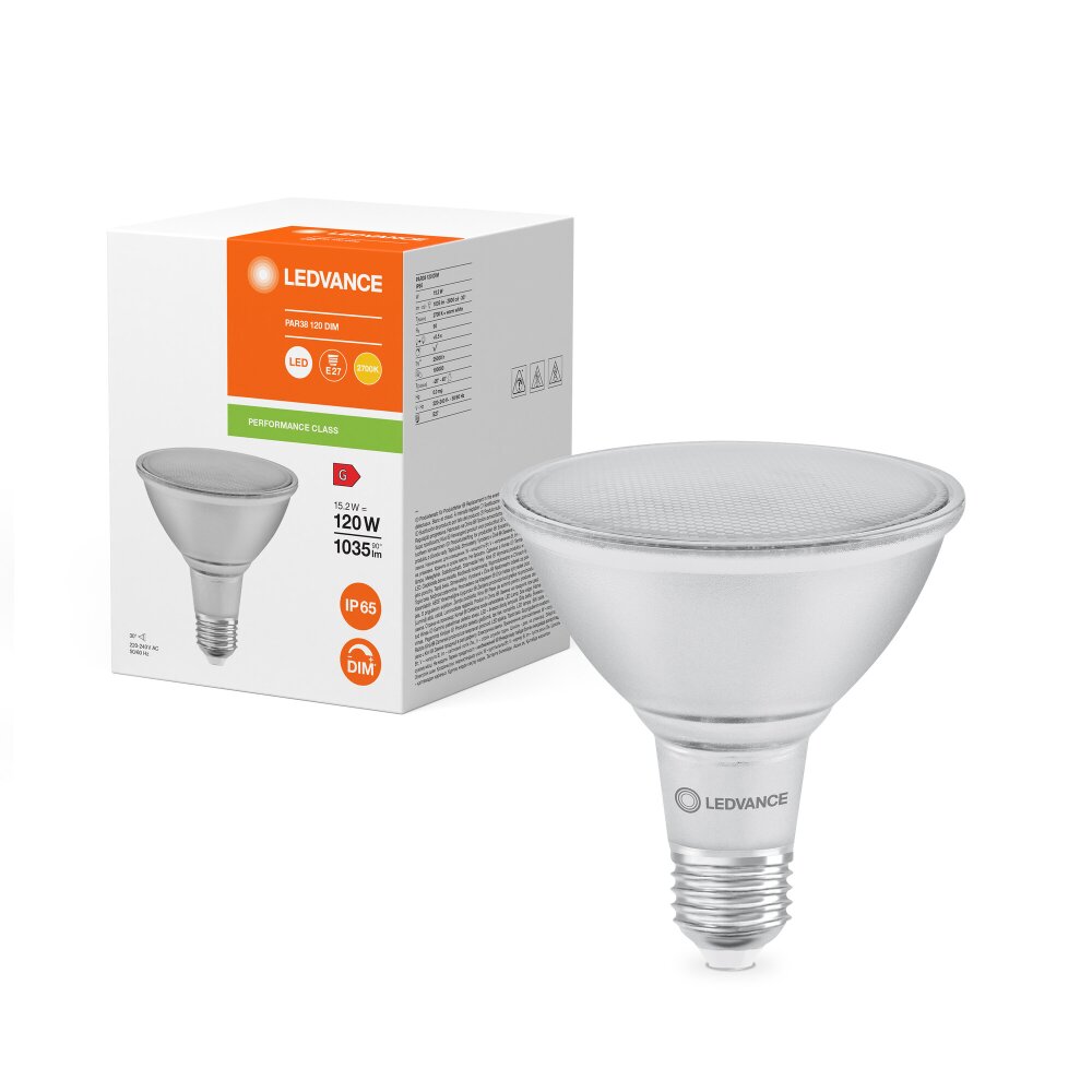 Ledvance E27 LED 15.2 Watt warm wit dimbaar 1035 Lumen main product photo