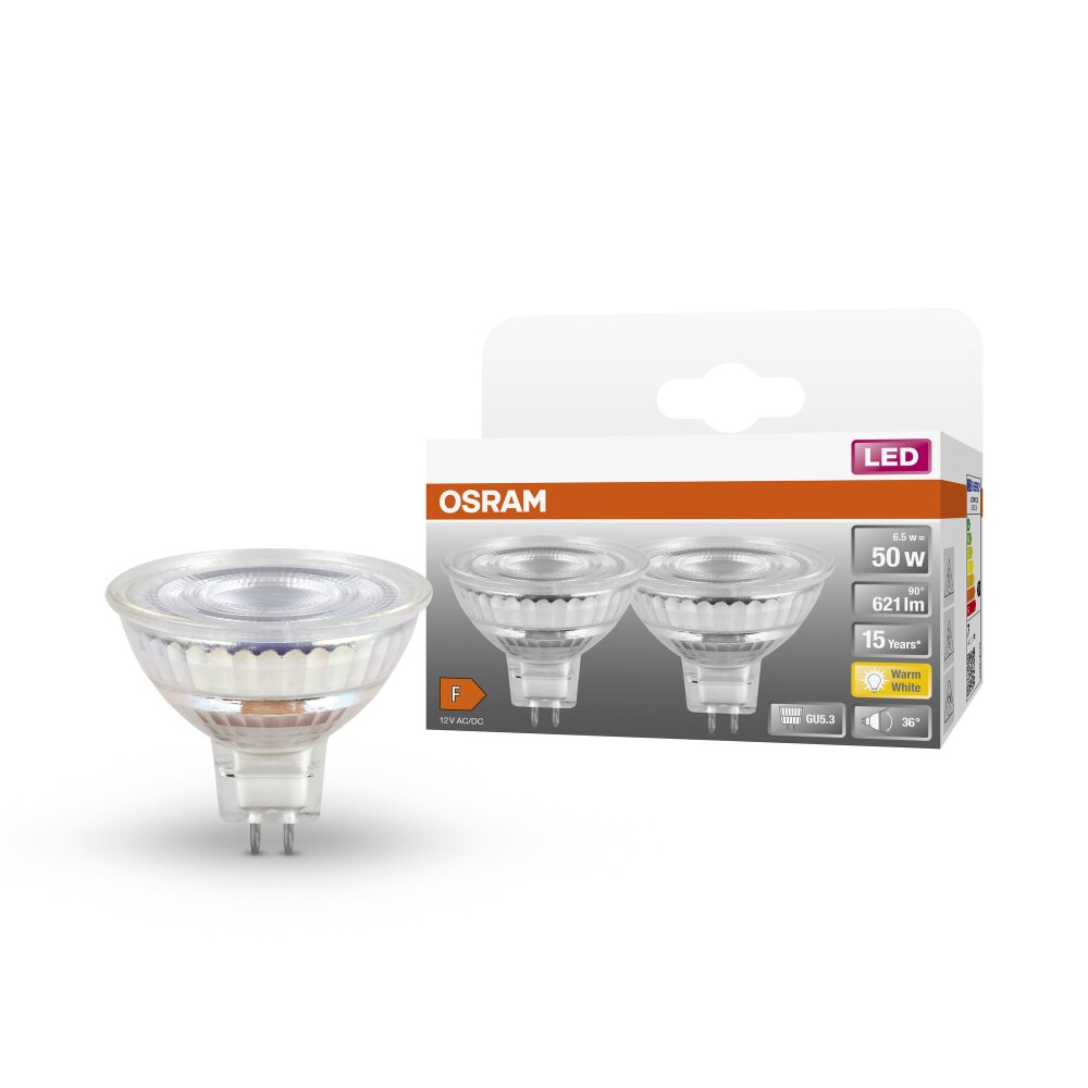 Osram LED 6.5 Watt warm wit 621 Lumen main product photo