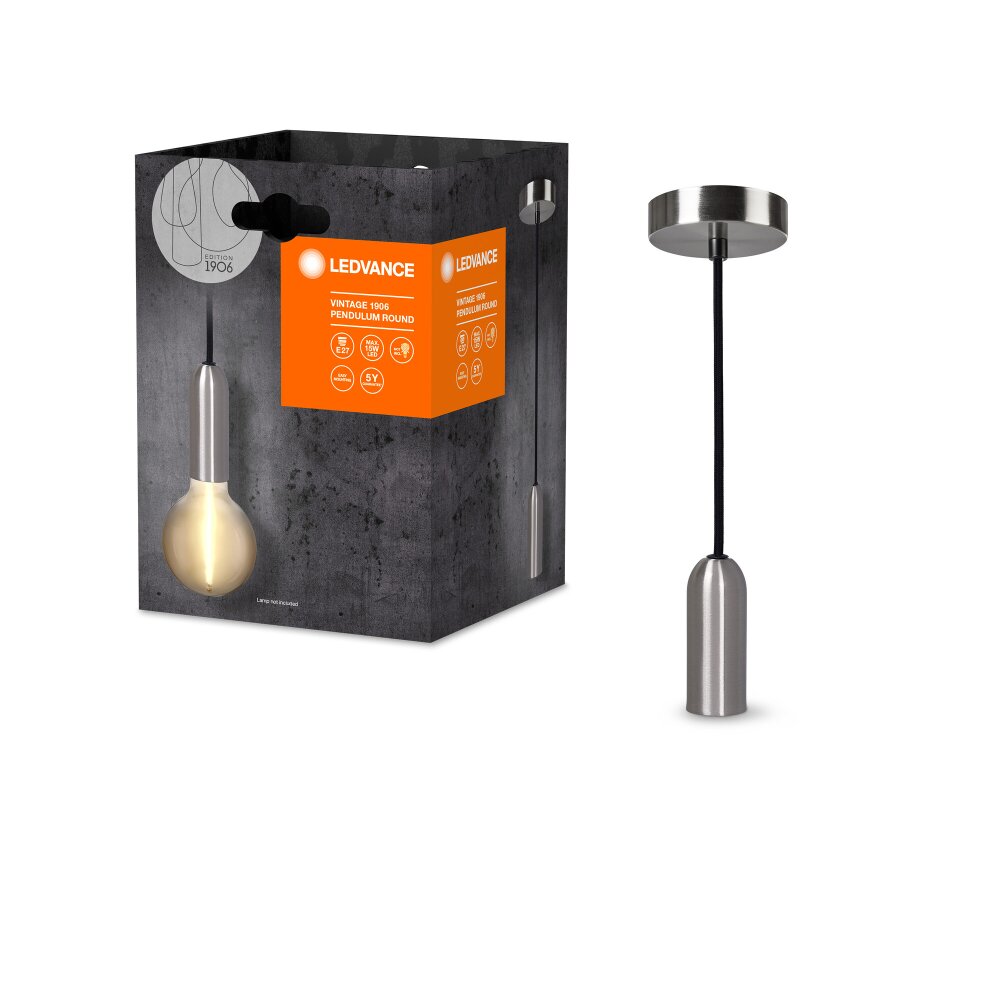 Ledvance 1906 Hanglamp Chroom, 1-licht main product photo
