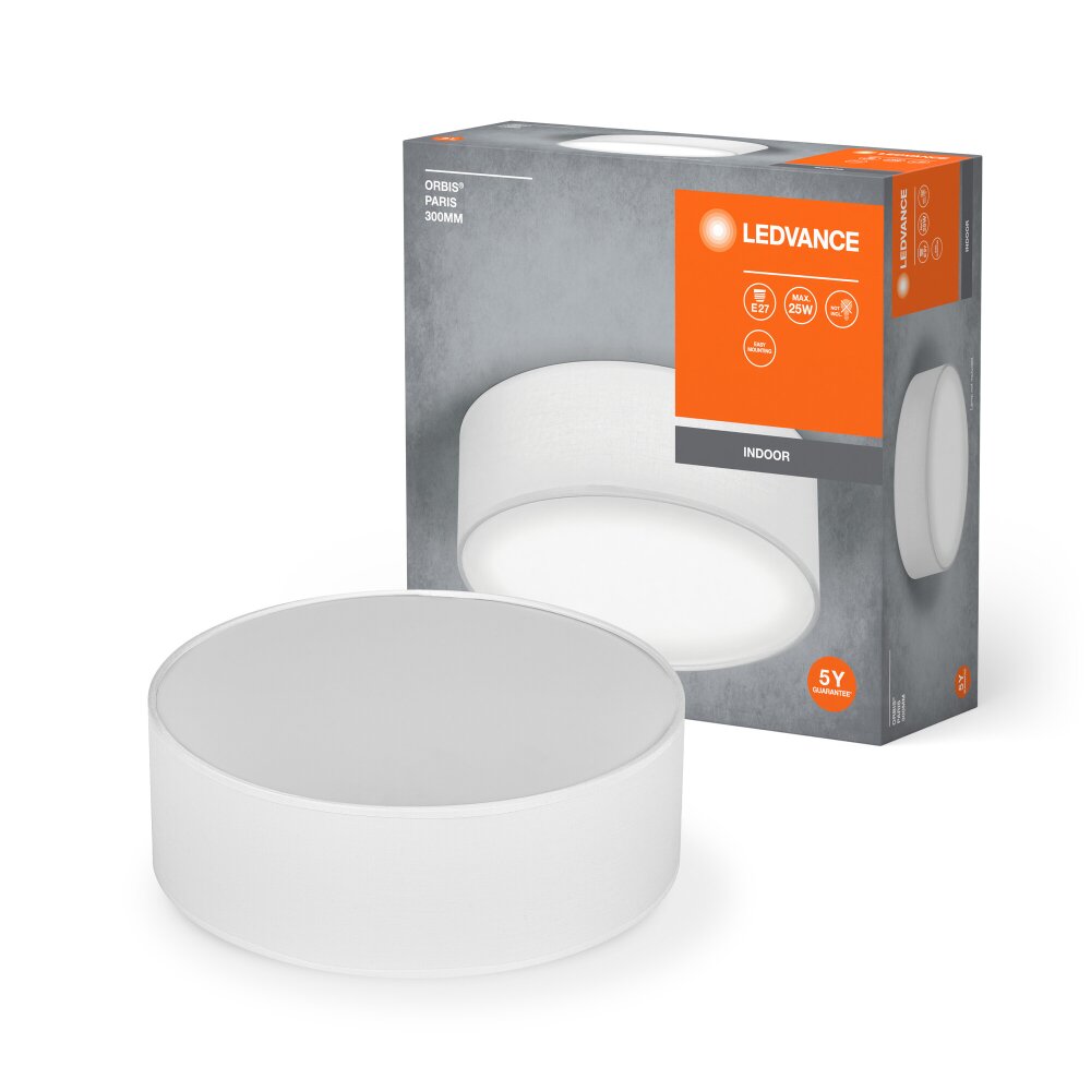 Ledvance Orbis Plafondlamp Wit, 1-licht main product photo