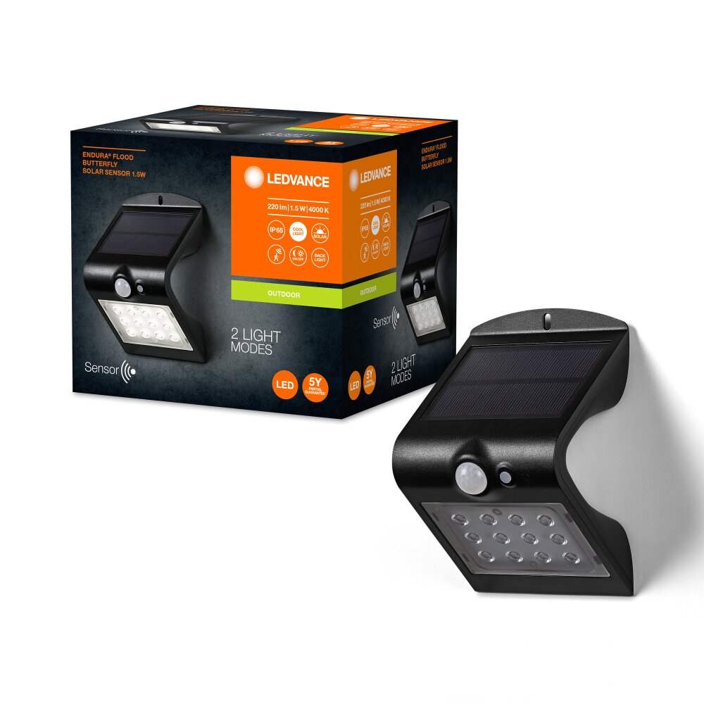 Ledvance Endura Bewegingsdetector LED Zwart, 1-licht main product photo