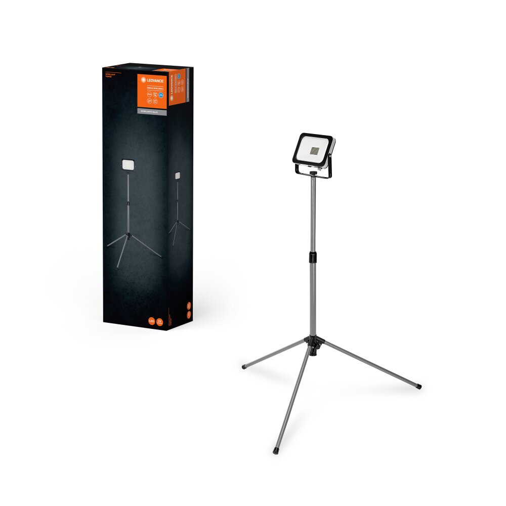 Ledvance Worklight Bouw spotlight LED Grijs, Zwart, 1-licht main product photo
