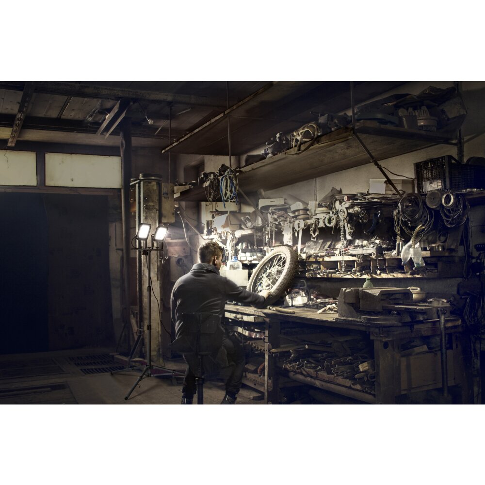 Ledvance Worklight Bouw spotlight LED Grijs, Zwart, 1-licht