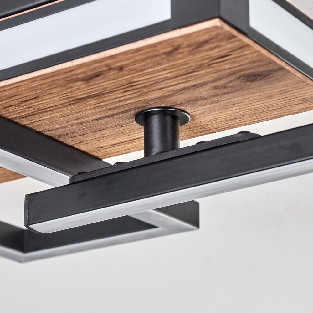 Sigersvik Plafondlamp LED Natuurlijke kleuren, Zwart, 1-licht