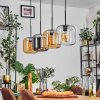 Lauden Hanglamp Amber, Chroom, Duidelijk, 4-lichts
