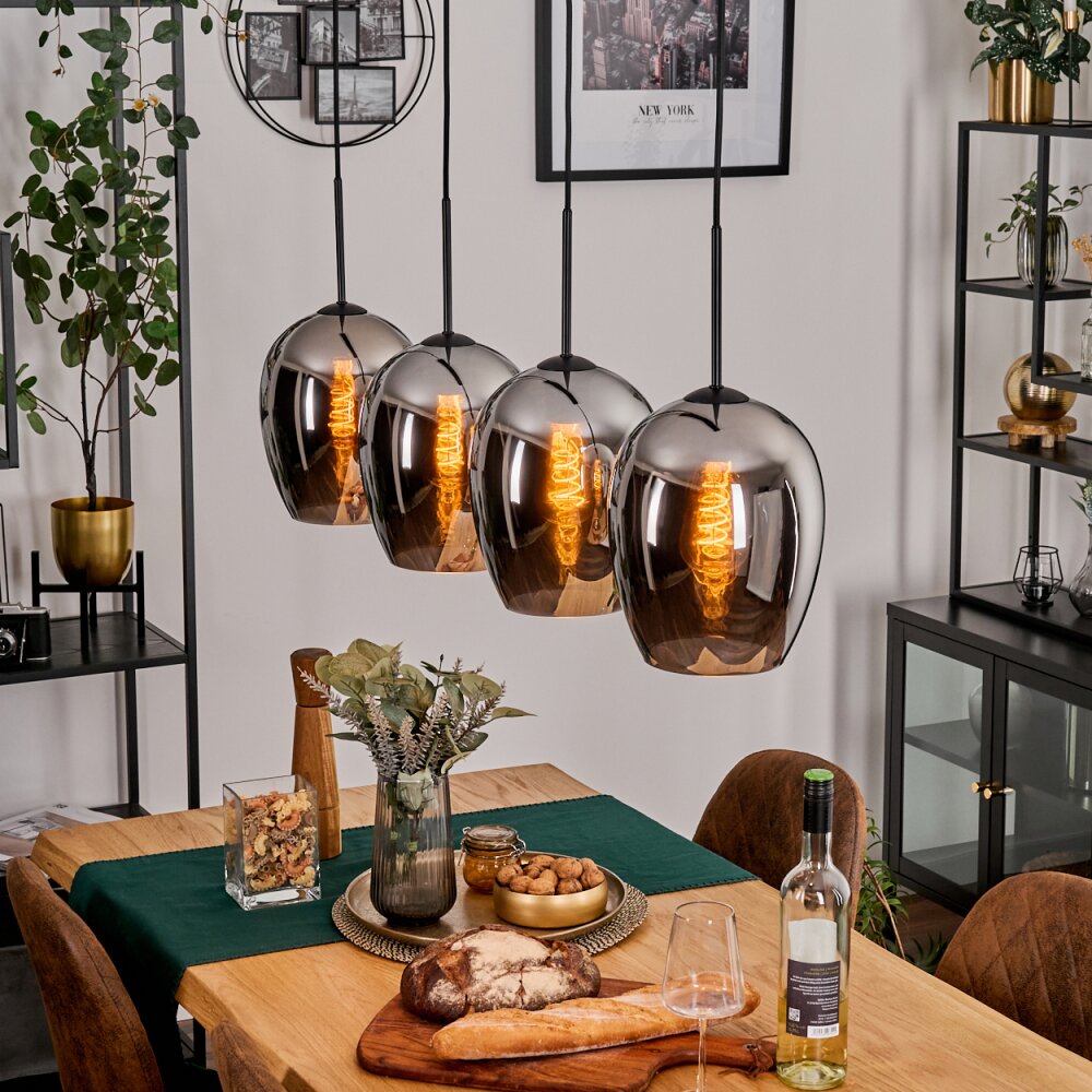 Vevino Hanglamp Chroom, 4-lichts main product photo