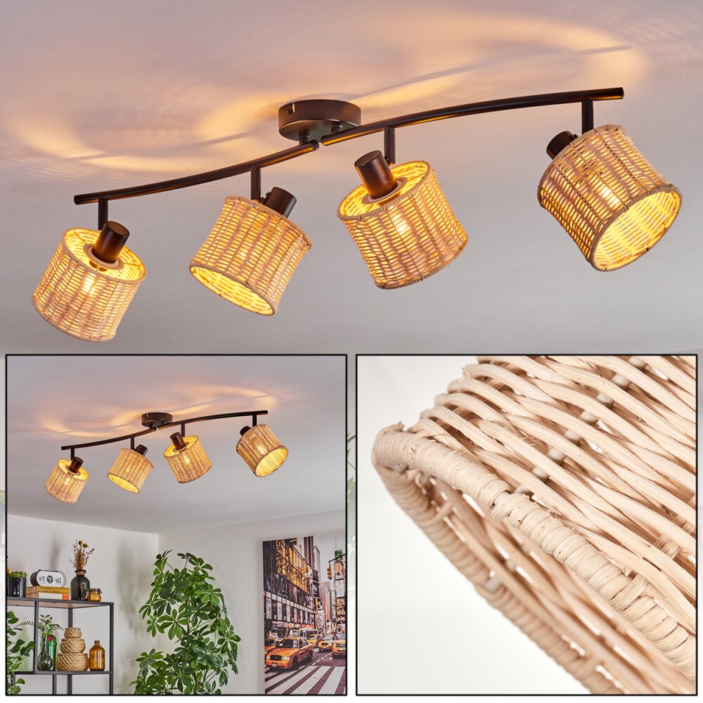 Cavaca Plafondlamp Zwart, 4-lichts main product photo