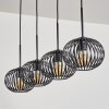 Oravi Hanglamp Zwart, 4-lichts