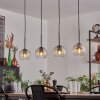 Koyoto Hanglamp Amber, Duidelijk, 4-lichts