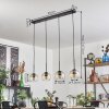 Koyoto Hanglamp Amber, Duidelijk, 4-lichts