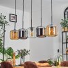 Lauden Hanglamp Zwart, 5-lichts