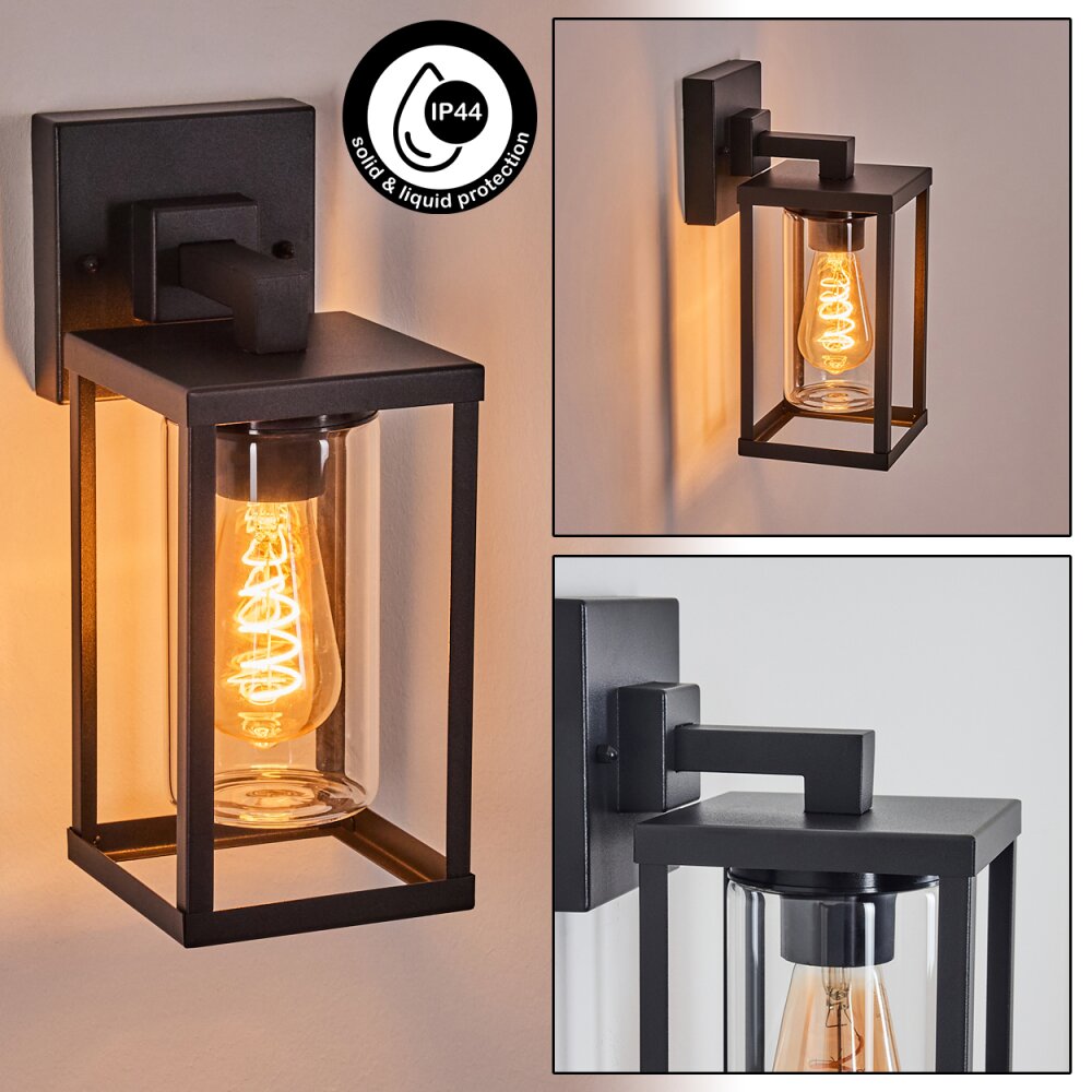 Avete Wandlamp voor buiten Zwart, 1-licht main product photo