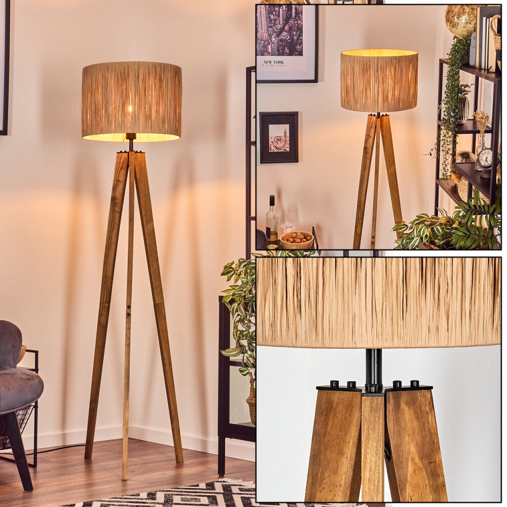 Granja Staande lamp, Leeslamp Natuurlijke kleuren, Zwart, 1-licht main product photo