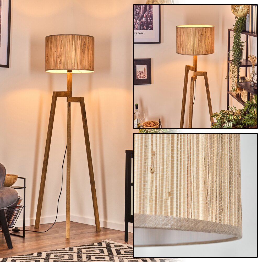 Bongal Staande lamp, Leeslamp Natuurlijke kleuren, 1-licht main product photo