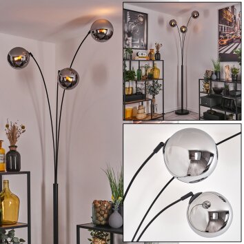 Gastor Staande lamp Zwart, 3-lichts Gastor Staande lamp Zwart, 3-lichts