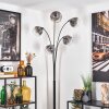 Ripoll Staande lamp Zwart, 5-lichts