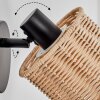 Cavaca Wandlamp, Muurspot Zwart, 1-licht