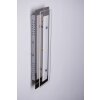 Fischer & Honsel lampen 300 Wandlamp Chroom, Transparant, Helder, 3-lichts