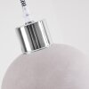 Ambri Hanglamp Hout licht, Nikkel mat, 3-lichts