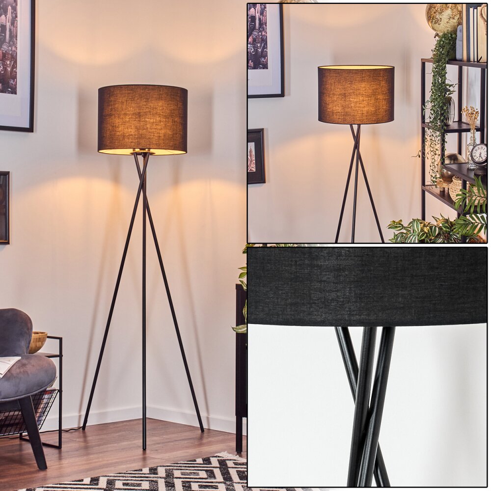 Bassagoda Staande lamp Zwart, 1-licht main product photo