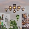 Gastor Plafondlamp 87 cm Chroom, Duidelijk, 8-lichts