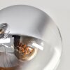 Gastor Plafondlamp 87 cm Chroom, Duidelijk, 8-lichts