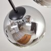 Gastor Plafondlamp 87 cm Chroom, Duidelijk, 8-lichts