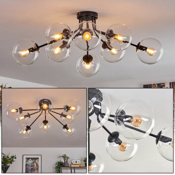 Gastor Plafondlamp 87 cm Duidelijk, 8-lichts