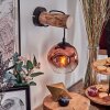 Ripoll Wandlamp Natuurlijke kleuren, Zwart, 1-licht