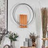 Pompu Wandlamp LED Natuurlijke kleuren, Zwart, 1-licht