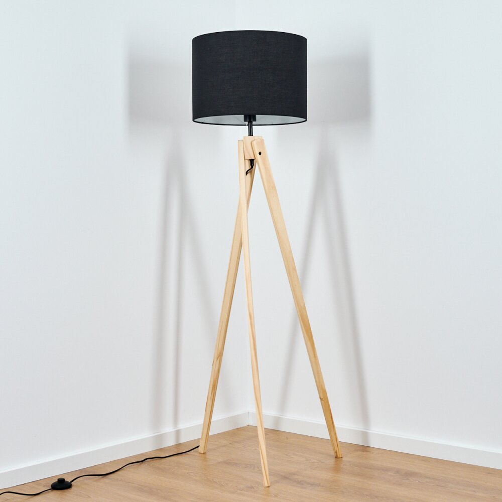 Bassagoda Staande lamp Natuurlijke kleuren, 1-licht