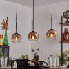 Koyoto Hanglamp Duidelijk, Koperkleurig, 3-lichts Koyoto Hanglamp Duidelijk, Koperkleurig, 3-lichts