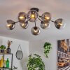 Gastor Plafondlamp 87 cm Duidelijk, Rookkleurig, 8-lichts