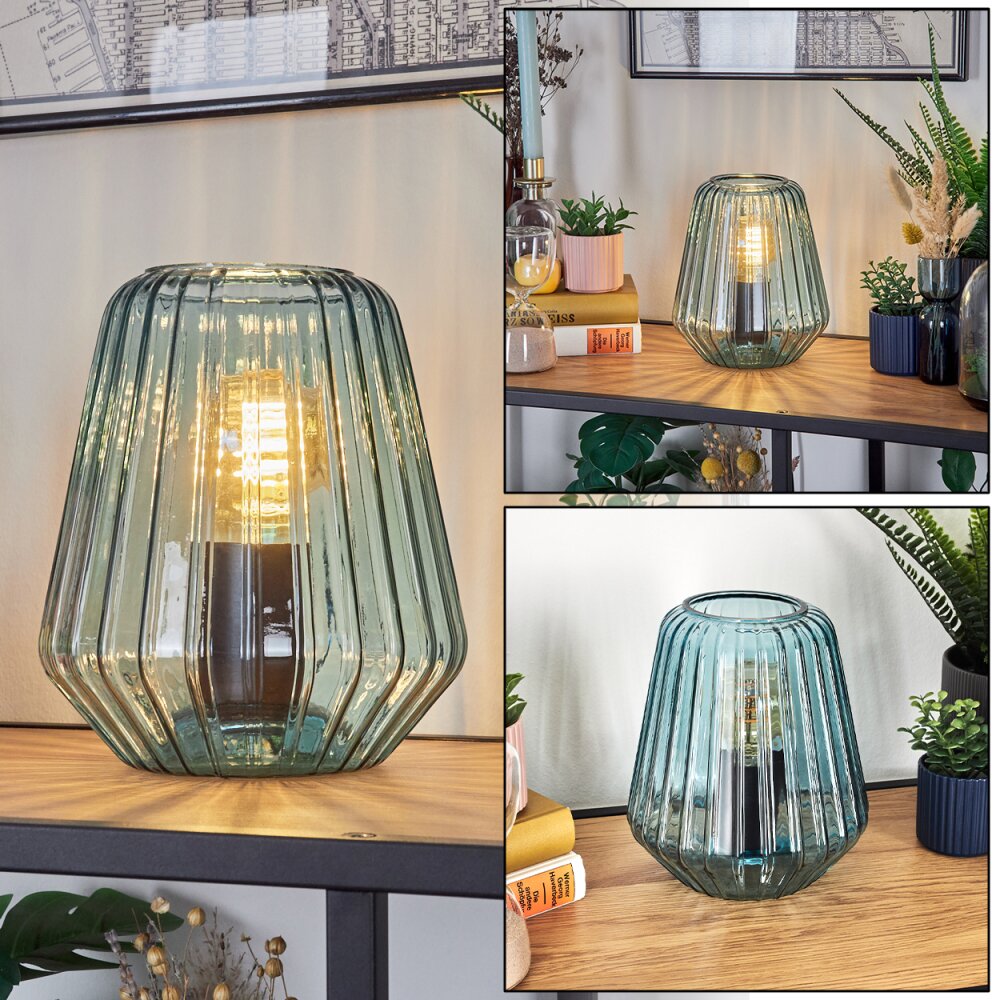 Telhais Tafellamp, Leeslamp Blauw, Zwart, 1-licht main product photo