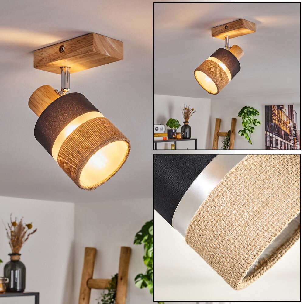 Fallhagen Plafondlamp Chroom, Natuurlijke kleuren, 1-licht main product photo
