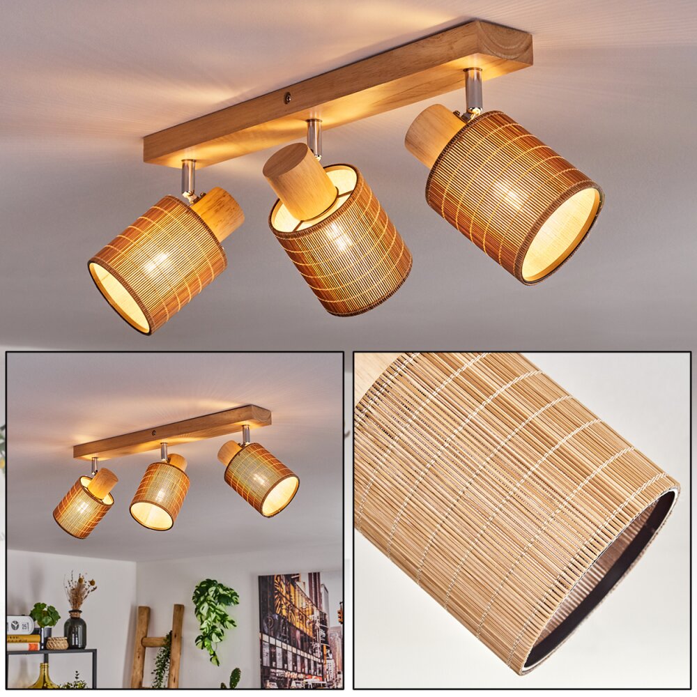 Kinnared Plafondlamp, Plafondspot Chroom, Natuurlijke kleuren, 3-lichts main product photo