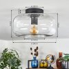 Boza Plafondlamp Duidelijk, 1-licht Boza Plafondlamp Duidelijk, 1-licht